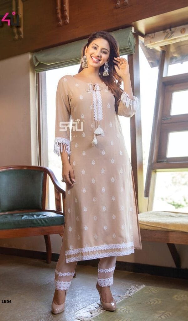 Lucknowi S4U by Shivali Wholesale Catalogue Kurtis