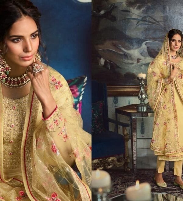 GLOSSY MOTIF Dress Material Wholesale With Price