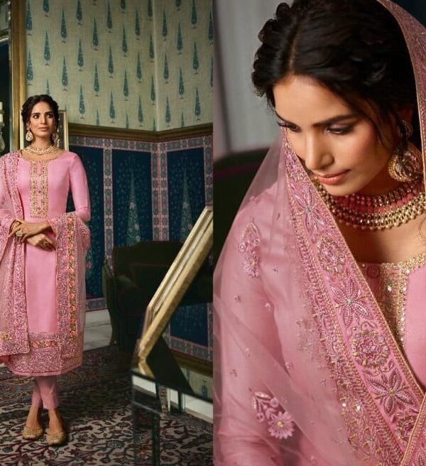 GLOSSY MOTIF Dress Material Wholesale With Price