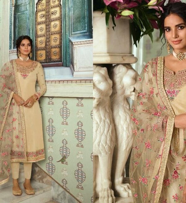 GLOSSY MOTIF Dress Material Wholesale With Price