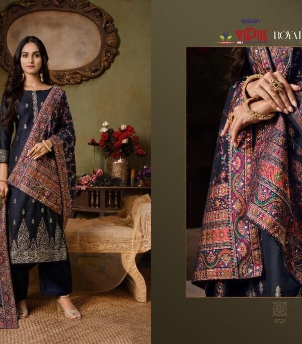 Vipul Royal Weave Dress Material Wholesale With Price