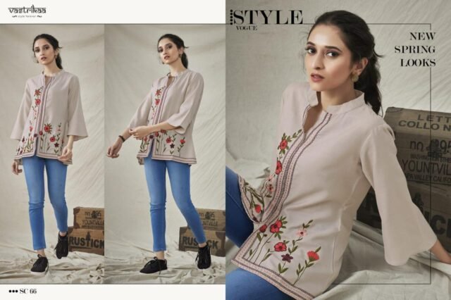 Vastrikaa Wings Tops Vol  Wholesale Catalogue Kurtis