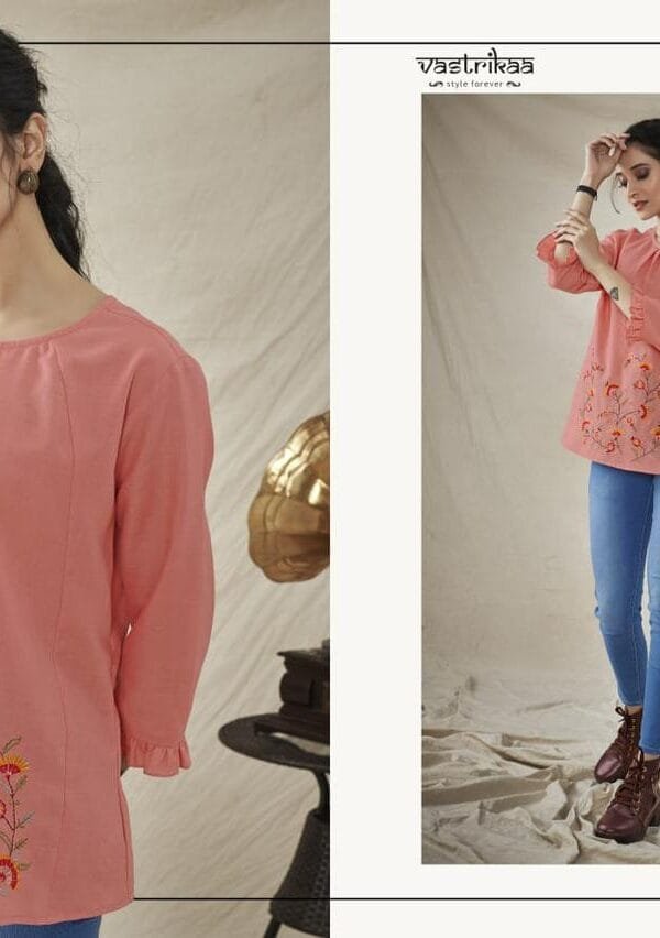 Vastrikaa Wings Tops Vol Wholesale Catalogue Kurtis