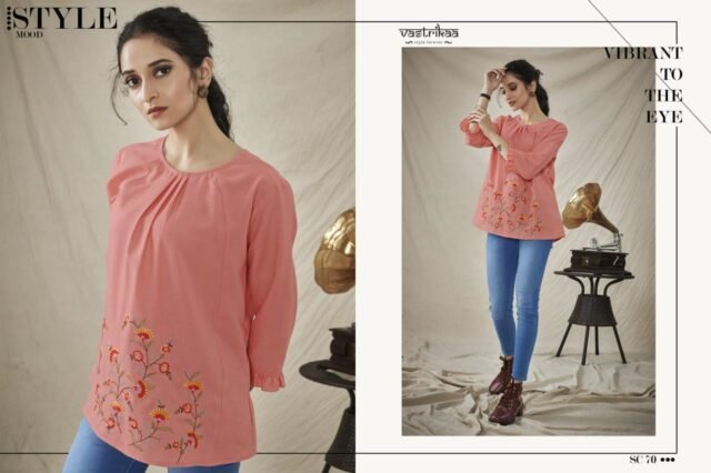 Vastrikaa Wings Tops Vol  Wholesale Catalogue Kurtis