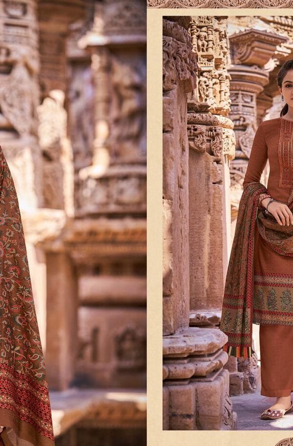 MUMTAZ ARTS RANGON KI DUNIYA KASHNI Shree Ganesh Cotton Dress Materials Wholesale Salwar Suit