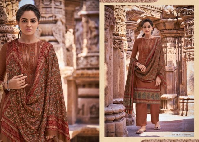 MUMTAZ ARTS RANGON KI DUNIYA KASHNI Shree Ganesh Cotton Dress Materials Wholesale Salwar Suit