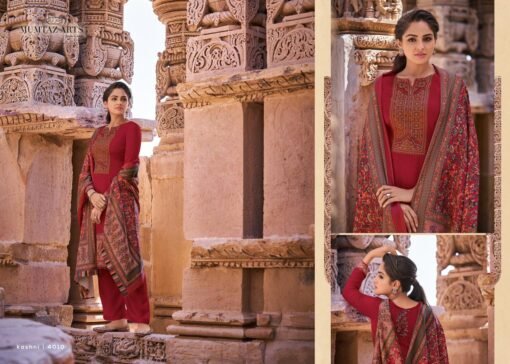 MUMTAZ ARTS RANGON KI DUNIYA KASHNI Shree Ganesh Cotton Dress Materials Wholesale Salwar Suit