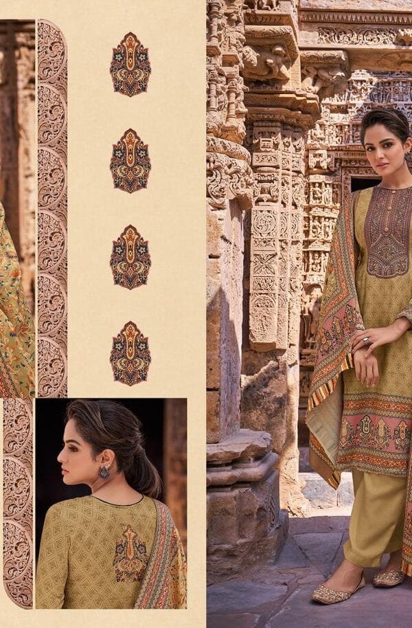 MUMTAZ ARTS RANGON KI DUNIYA KASHNI Shree Ganesh Cotton Dress Materials Wholesale Salwar Suit