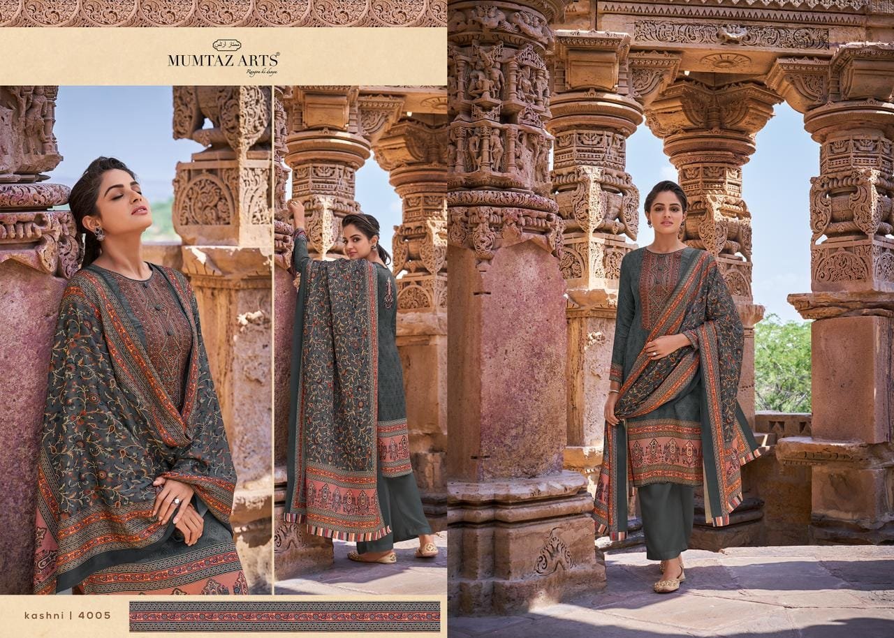 MUMTAZ ARTS RANGON KI DUNIYA KASHNI Shree Ganesh Cotton Dress Materials Wholesale Salwar Suit