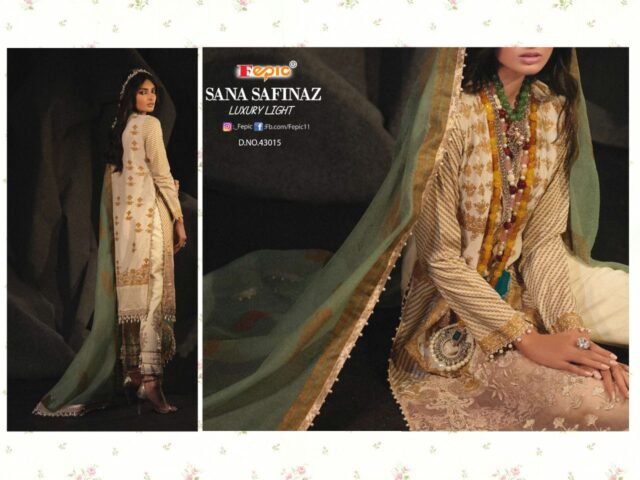 ROSEMEEN SANA SAFINAZ LUXURY LIGHT Cotton Suits Wholesale