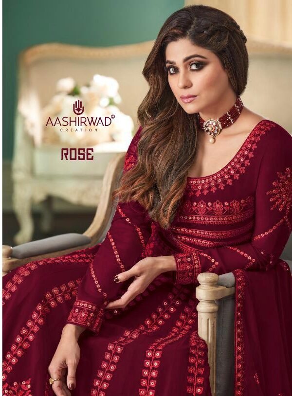 AASHIRWAD CREATION ROSE Dress Material Wholesale With Price