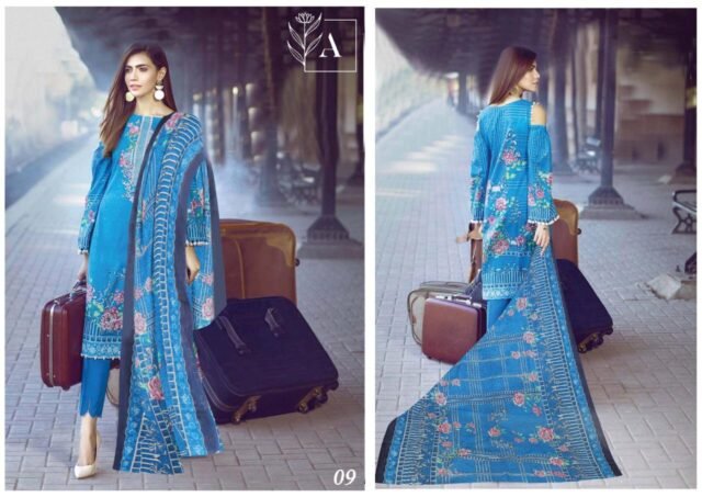 Alizeh Lawn Dress Material In Surat