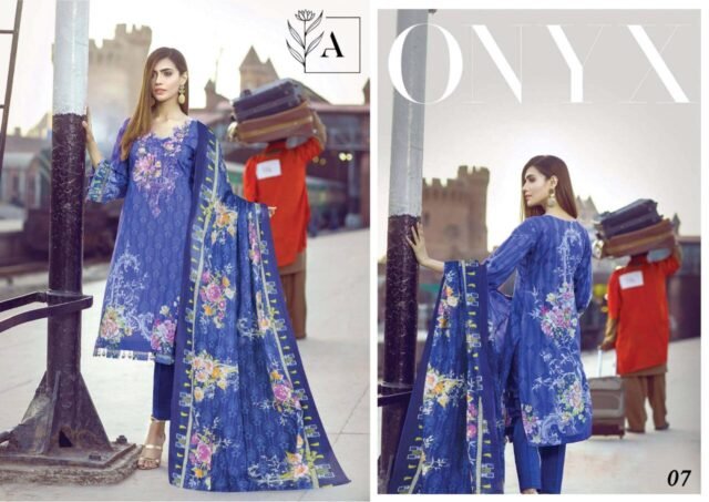 Alizeh Lawn Dress Material In Surat