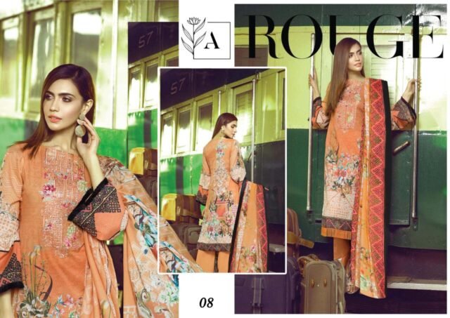 Alizeh Lawn Dress Material In Surat