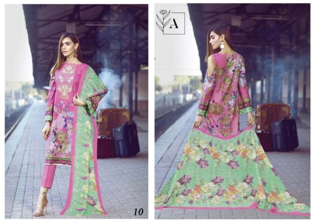 Alizeh Lawn Dress Material In Surat