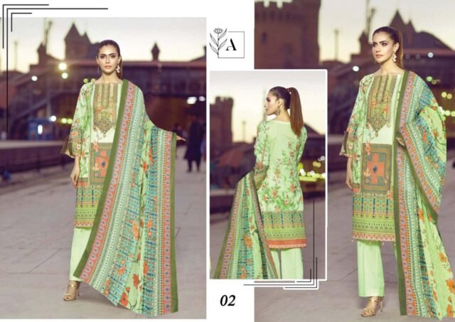 Alizeh Lawn Dress Material In Surat