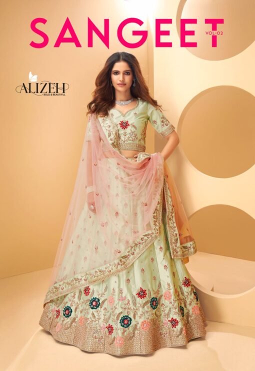 Alizeh Sangeet Vol-2 Lehanga Designer Lehenga Online