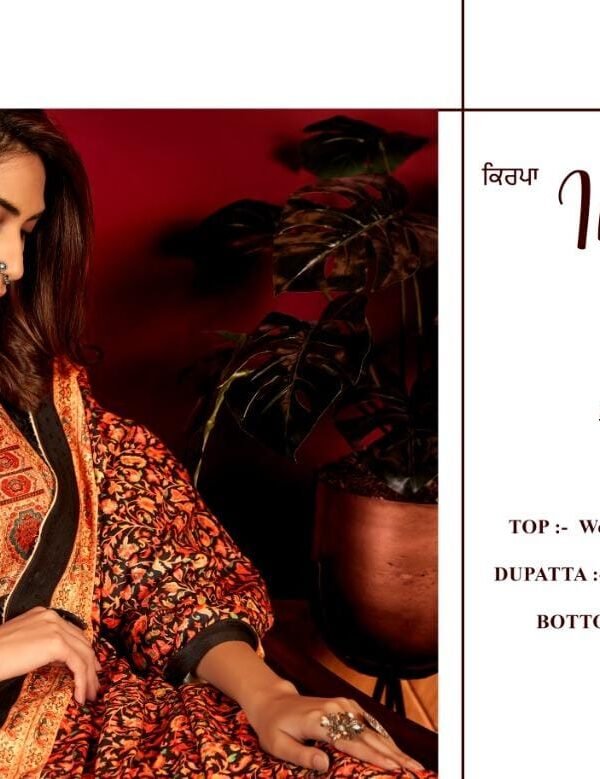 Bipson  Brings Woollen Pashmina Digital Print