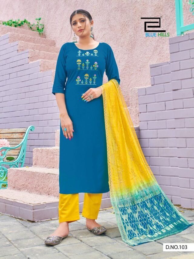 Blue Hills Catalogue Kurtis Wholesale