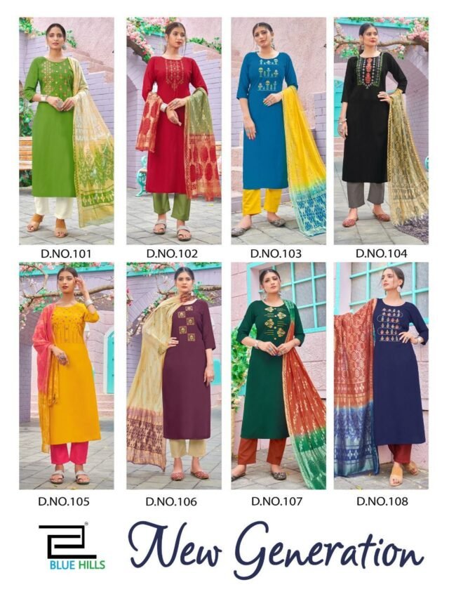 Blue Hills Catalogue Kurtis Wholesale