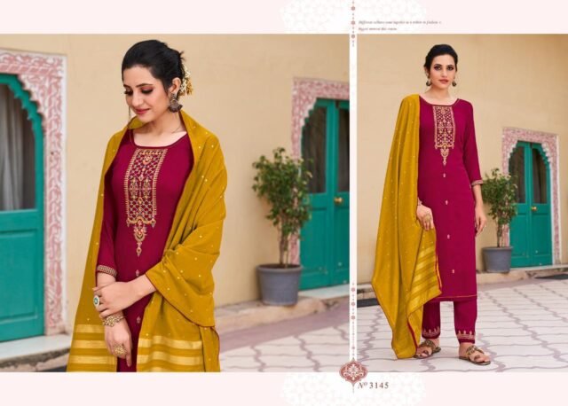 Buy Ladies Suit Readymade Rangoon Kessi Group Glory Series 3141 To 3146