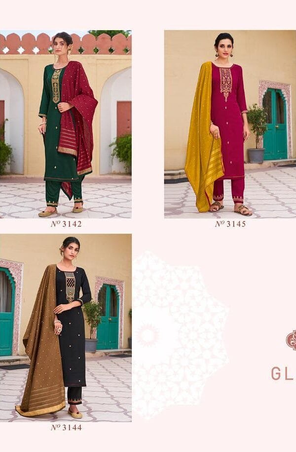 Buy Ladies Suit Readymade Rangoon Kessi Group Glory Series 3141 To 3146