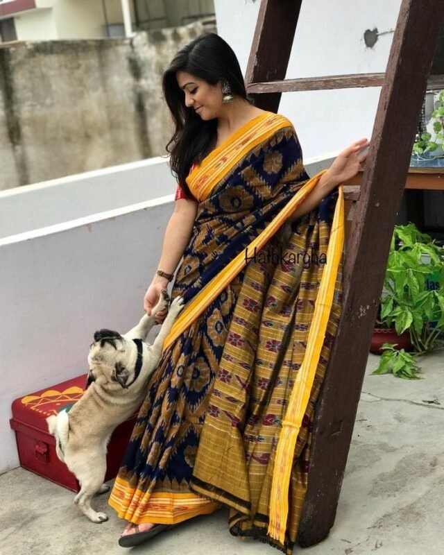 Buy Original Soft Linen Saree 07