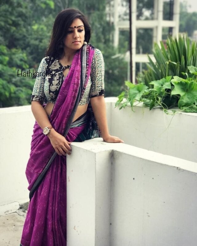 Buy Original Soft Linen Saree 08