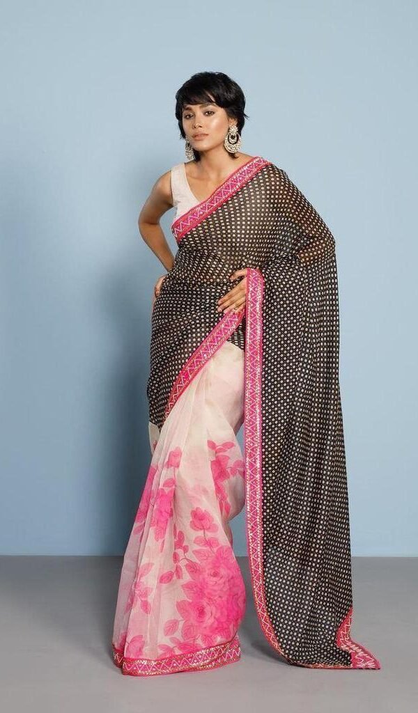 Buy Pure Organza Saree Online 02