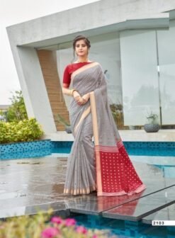 Classic Cotton Saree Blouse Piece 03