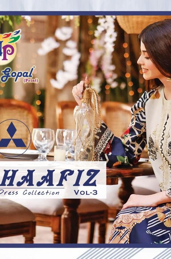 Gull Hafish 3 Karachi Style Heavy Pure Cotton Dress Cotton Suits Wholesale