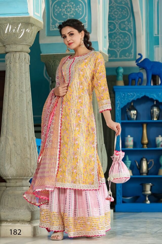 Cotton Readymade Dresses Sharara by Lt Nitya