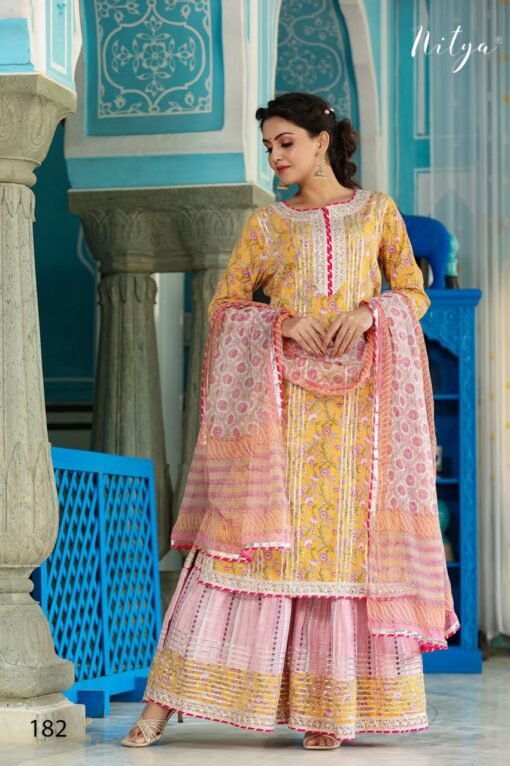 Cotton Readymade Dresses Sharara by Lt Nitya