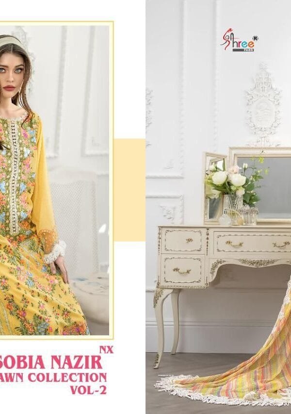Designer Suits Pakistani Sobia Nazir Lawn Collection Vol-02 Nx