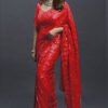 Embroidery Sequence Work Saree 01