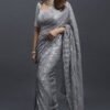 Embroidery Sequence Work Saree 03