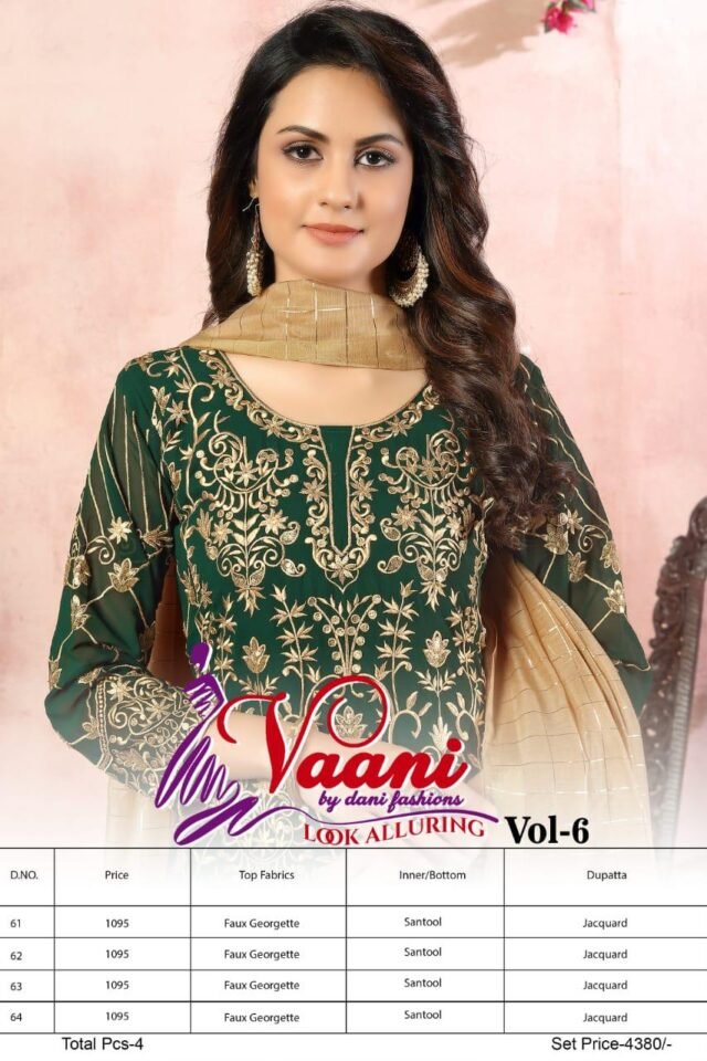 TWISHA Vaani Vol-6 Salwar Suits Dress Material In Wholesale Price