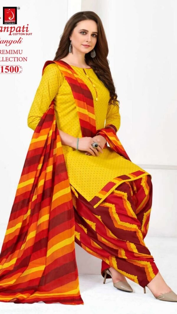 Ganpati Premium Collection Readymade Patiyala Dress