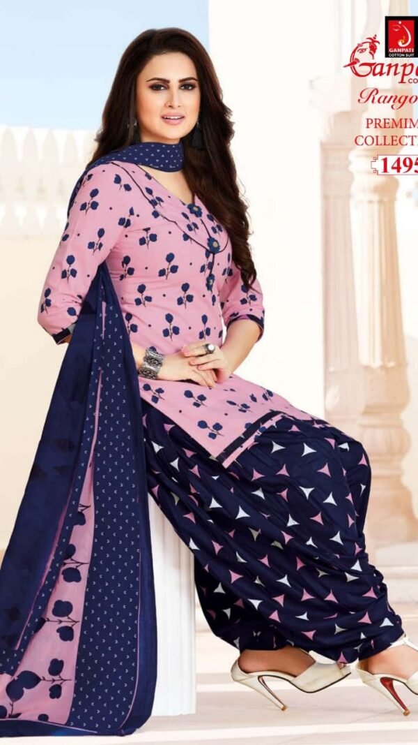 Ganpati Premium Collection Readymade Patiyala Dress
