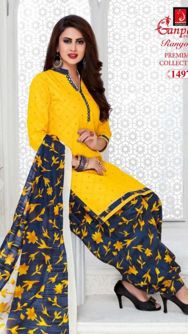 Ganpati Premium Collection Readymade Patiyala Dress