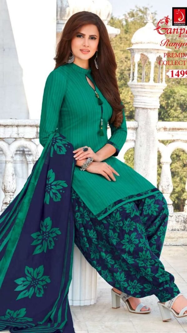 Ganpati Premium Collection Readymade Patiyala Dress