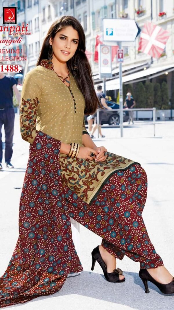 Ganpati Premium Collection Readymade Patiyala Dress