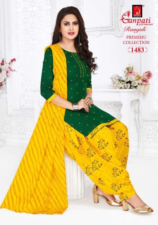 Ganpati Premium Collection Readymade Patiyala Dress