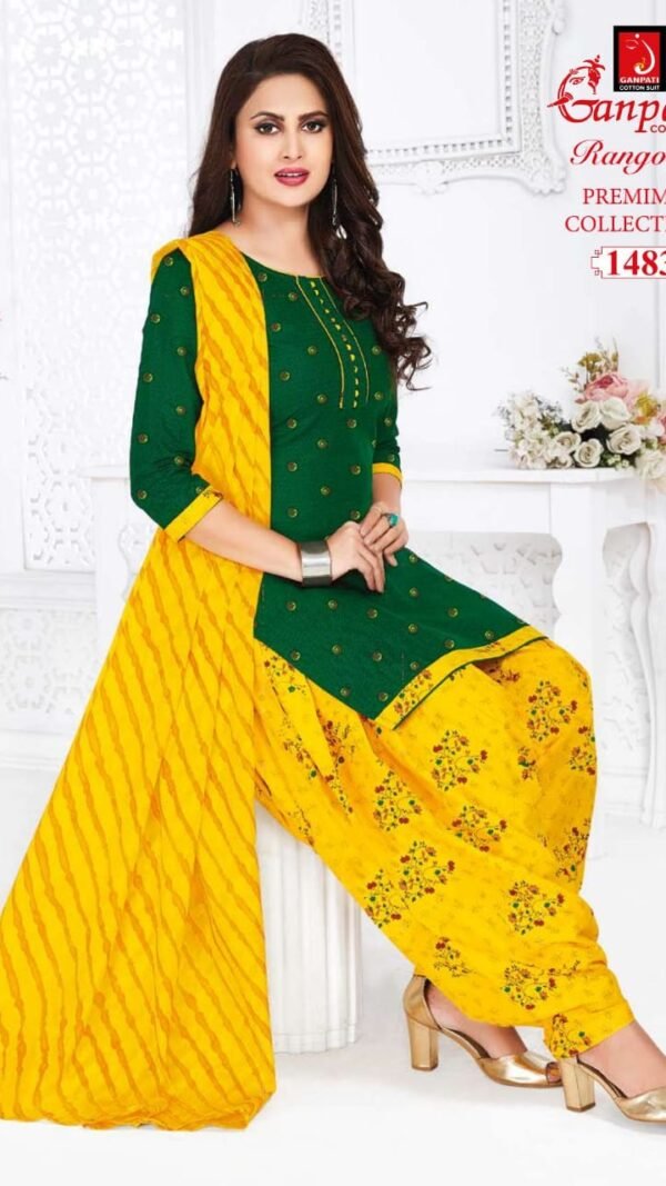 Ganpati Premium Collection Readymade Patiyala Dress