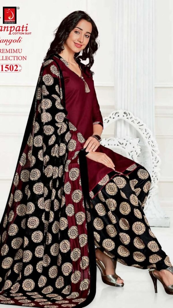 Ganpati Premium Collection Readymade Patiyala Dress