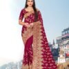 Heavy Jari Emb Work Saree with Heavy Stone Work 13