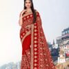 Heavy Jari Emb Work Saree with Heavy Stone Work 02