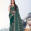 Heavy Jari Emb Work Saree with Heavy Stone Work 06