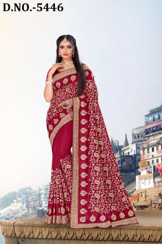 Blue Party Wear RVA1093 Stone Work Saree, Size: Free at Rs 599/piece in  Surat