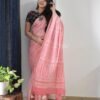 Heavy Linen Sarees with Digital Print Work 05